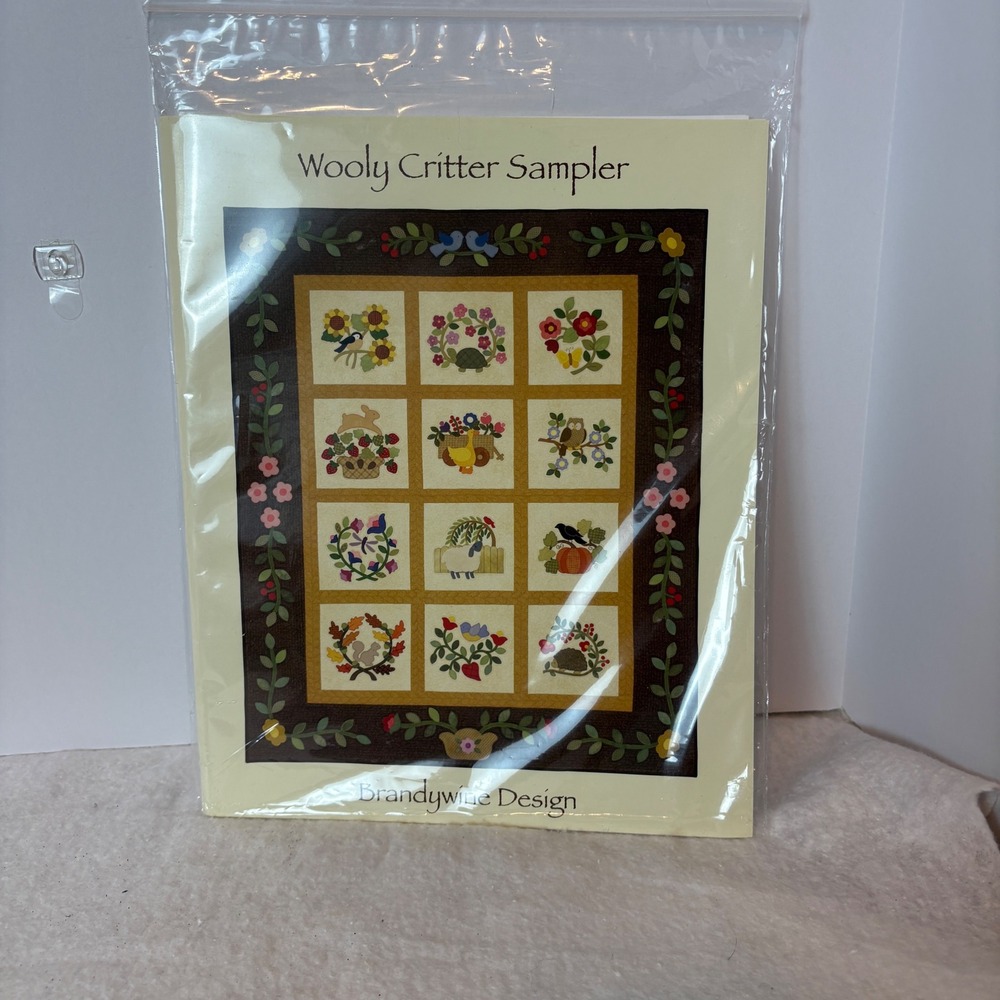 Brandywine Design Wooly Critter Sampler Quilt Pattern Block of the Month